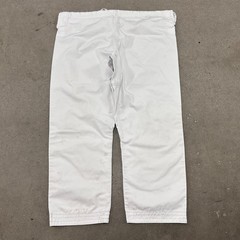Gracie Barra Kimono Jiu-Jitsu Gi Pants Unisex A3 White Logo Uniform Drawstring