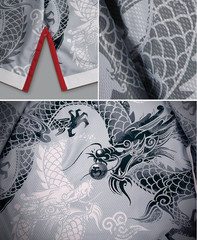 MOOTO Kumgang Grandmaster Taekwondo Karate Dobok White Black Collar Professional