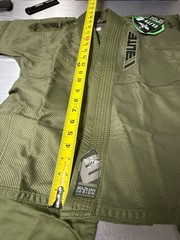 Elite Gi & Gear Core Green Brazilian Jiu Jitsu Kids BJJ Gi Embrace the Pain