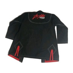 Venum Jiu Jitsi „Challenger” Series Jacket Youth Size C3, Black Cotton Red Trim