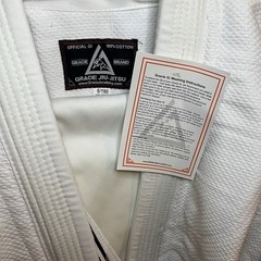 Gracie Academy Jiu Jitsu Official GI Weave MMA Uniform Set Kimono Pants 6/190