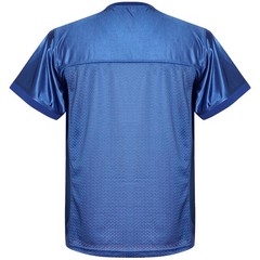 Youth Blank Football Jersey, Kid’s Sports T-Shirt Hip Hop Jersey for Party Blue