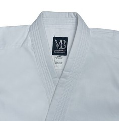 Plain Karate Uniform 8-oz Kids & Adults Martial Arts Training Gi with Free Belt