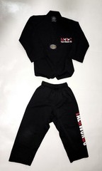 Martial Arts Supply Best Sang Moo Sa Kids MAC Tae Kwon Do Black Uniform Set