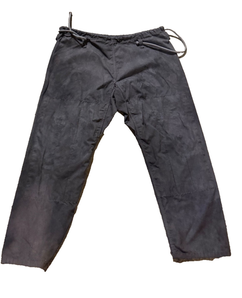 (2 pairs) karate bjj jiu jitsu a3 large black gi pants
