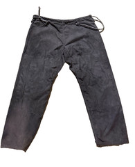 (2 pairs) karate bjj jiu jitsu a3 large black gi pants