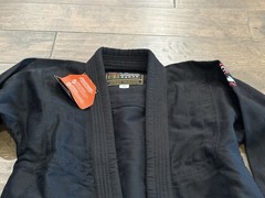 Fuji Gi Gear Youth Black Kimono Martial Arts Top Only Size C1 NWT New $79