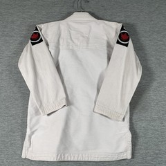 Kingz Basic 2.0 BJJ Gi Jacket Top Kids M1 Medium White Boys Jiu Jitsu Kimono