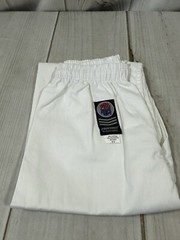 New Proforce Gladiator Lightweight Karate Pants #0 WHITE Martial Arts TKD