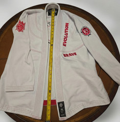 Brave Kimonos BJJ Gi JACKET ONLY – Evolution Model – White A0 – No Pants