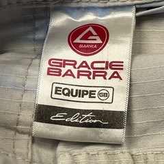 Gracie Barra Gi Jiu Jitsu Pants Adult Size A0 White Equipe GB Edition MMA BJJ