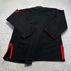 Elite Sports GI Set MMA Brazilian Jujitsu BJJ Uniform Black Red Adult Size C3