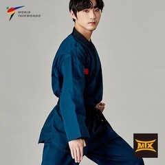 MOOTO MTX Slate Blue Taekwondo Dobok Color Uniform WT Approved Performance