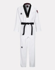 MOOTO BS5 Uniform with Black V-Neck Basic Season-5 Standard WT Dobok