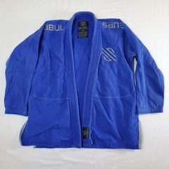 Sanabul Gi Top Blue Gray Size A1 BJJ Jiu Jitsu Uniform Suit Jacket Martial Art