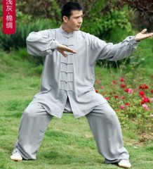 Tai chi Uniform Kung fu Suit Martial arts Wing Chun Clothes 5 Colors Soft Cotton