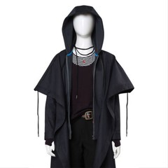 Teen Titans Rachel Roth Raven Cosplay Costume Outfit Hooded Jacket Cloak’