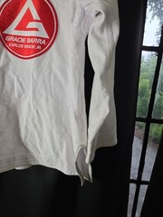Gracie Barra Equipe Edition BJJ Jiu-Jitsu Gi White Uniform Set A0 Pants & Jacket