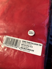 NIB! Century Martial Arts Demo Team Gi Pullover Top Red Black Adult Size Med