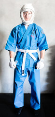 Kudo Style JBI Daido Juku Karate Gi Uniform 14oz Canvas Cotton by Javson Sports