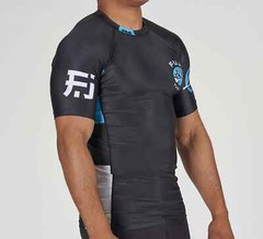 Fuji Bushido the Way Flex Lite MMA BJJ Jiu Jitsu ShortSleeve SS Rash Rashguard