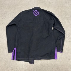 Sanabul Jiu Jitsu Kimono Uniform Womens W4 Black Cotton Open Front Drawstring