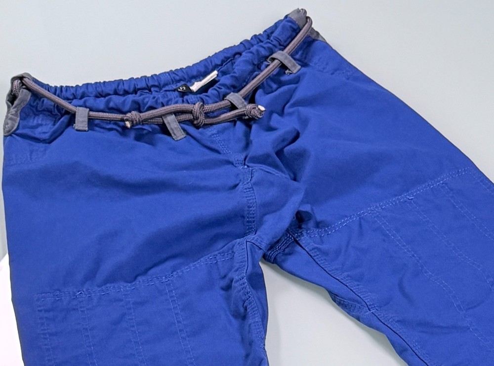 Elite Sports F2 GI Martial Arts Womens Pants Royal Blue w/ Belt CorpCore