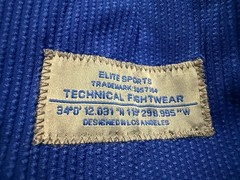 ELITE Sports Kids BJJ Brazilian Jiujitsu Gi Uniform Top Blue – Youth Sz. C2