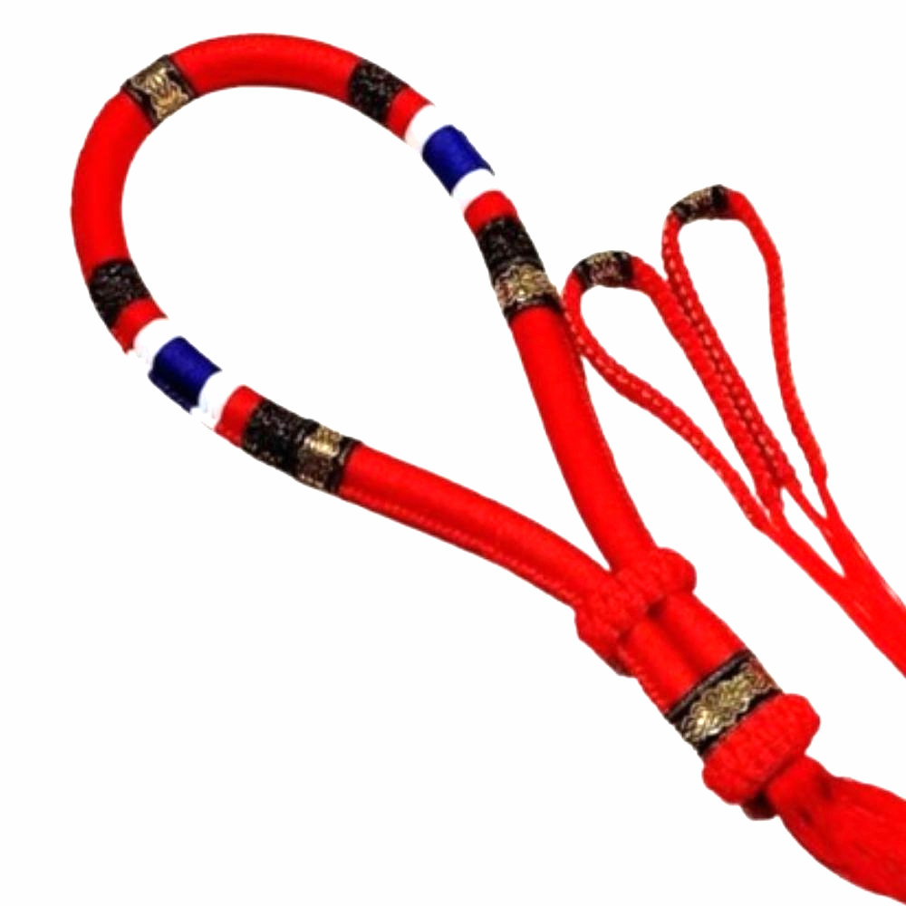 Thai Headband MMA Mongkol Prajiat Boxing Armbands Premium Handmade Set Color Red