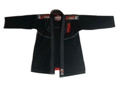 Venum Jiu Jitsi „Challenger” Series Jacket Youth Size C3, Black Cotton Red Trim