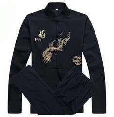 M-3XL 2pcs Traditional Chinese Style Clothes – Wu Shu / Kung Fu Uniform For Men