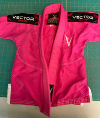 Vector Sports Gear Up Brazilian Jiu Jitsu GI Pink K2 Attila Kids Complete