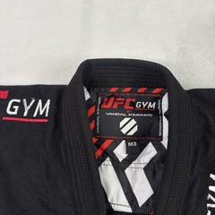 UFC Gym Vandal Kimonos Black Gi Size M-3 Long Sleeve Jiu Jitsu MMA