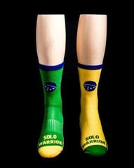 Brazilian Warrior flag 6″ Men’s and Women’s cycling sock with compression.