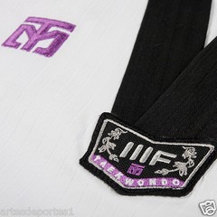 Women Mooto Taekwondo V Neck Uniform Dobok Gi Training TKD WTF KTA Approved New