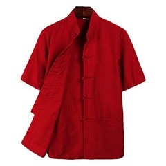 Tai Chi Clothing Wing Chun Kung Fu Clothes Short Sleeves Tang Shirt