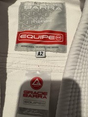 Gracie Barra Gi Adult A2 Jacket A3 Pants Jiu Jitsu Kimono White