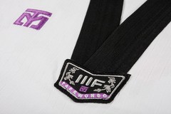 MOOTO 3F Woman Taekwondo Uniform Black V-Neck Female Dobok TKD