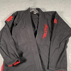 Elite Sports Womens BJJ Gi Jacket Top F1 XS Black Red Jiu Jitsu Kimono Uniform