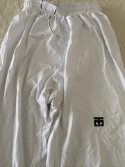 MOOTO Challenger Uniform White Pants Only WT (World Taekwondo) TKD 190(5) New
