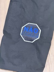 Brazilian Jiu-Jitsu Gi Adult SZ A5( XXL) NÃO PARA! Black Martial Arts Uniform
