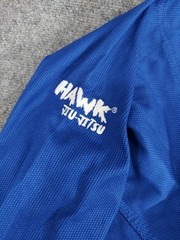 Hawk Jiu Jitsu Gi BJJ A2 Long Sleeve Blue Top Kimono Jacket Uniform Martial Arts