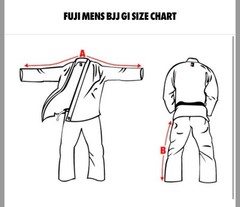 New Fuji Sports All Around Mens Brazilian Jiu Jitsu Gi Jiu-Jitsu BJJ – White A1