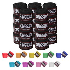 Ringside Mexican Style Boxing Hand Wraps (Pairs) – 180″ Semi-Elastic Cotton B…