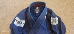 Hayabusa Captain America Gi Kimono Mens A2 Blue Jiu Jitsu BJJ