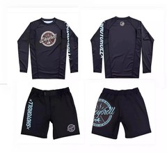 New Rash Guard Shoyoroll Batch #142 Training LS Short Set Competitor Kimono Bjj