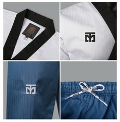 Female Mooto Taekwondo Poomsae Uniform Gi Dobok TKD TF Kukkiwon Approved New