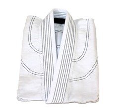 Martial Sports Premium Brazilian Jiu Jitsu Gi White/Blk Free Belt Free Shipping