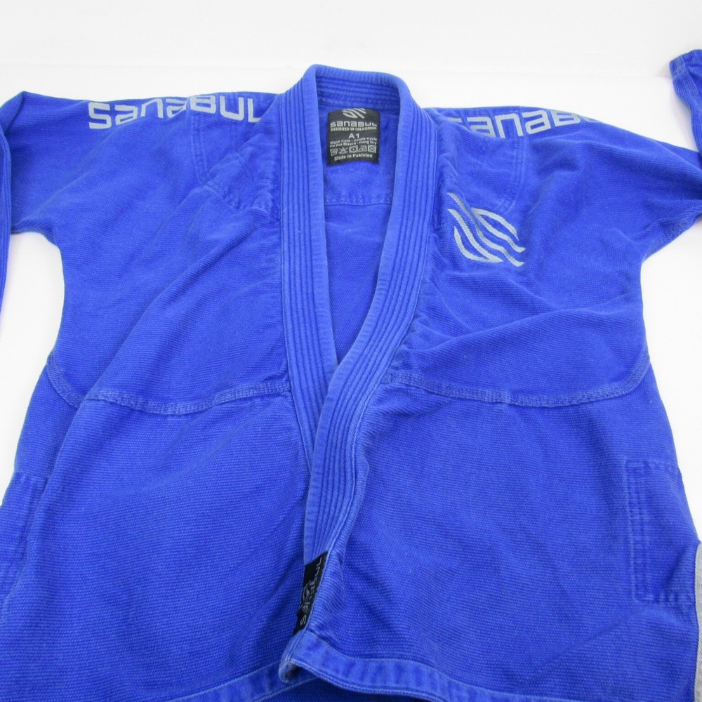 Sanabul Gi Jacket Ultra Light Jiu Jitsu Men’s A1 Blue Top Only Martial Arts