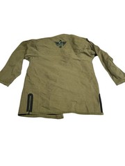Elite Sports BJJ Gi Jacket A1 Olive Green Jiu Jitsu Kimono Top Only Lightweight
